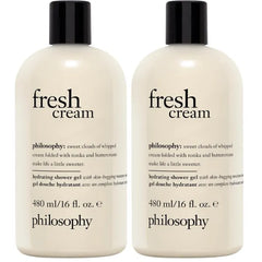 philosophy fresh cream shower gel with notes of vanilla, heliotrope & tonka bean -16 fl oz