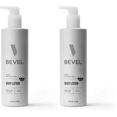 Bevel All Day Body Lotion for Men with Shea Butter and Argan Oil, Lightweight Formula Softens and Smoothes Skin, 16 Oz