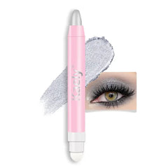 Kaely 2 in 1 Cream Eye Shadow Brightener Sticks for Eyes, Pencil Eyeshadow Applicator Stick Waterproof Pigmented, Eye Shadow Palette Highlighter Makeup