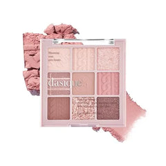 dasique Shadow Palette 9 Blendable Shades in Smooth Matte and Shimmer Finishes with Gorgeous Pearls