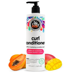 So Cozy Curl Conditioner | For Kids Hair | Softens, Restores Bounce and Shine | No Parabens, Sulfates, Synthetic Colors or Dyes, Sweet-Creme, 10.5 Fl Oz