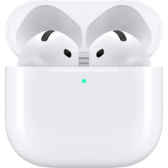 Apple AirPods (4th Gen) with Active Noise-Canceling Earbuds with USB-C Charging Case (MXP93LL/A) – White