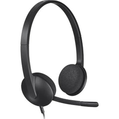 Logitech H340 Wired USB Headset (981-000475) - Black