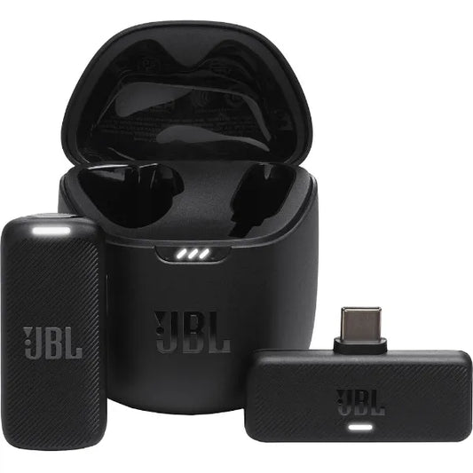 JBL Quantum Stream Wireless USB‑C Clip‑On Microphone (JBLSTRMWLUSBCBLK) – Black
