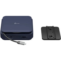 j5create USB-C 11-in-1 Dual 4K HDMI Docking Station (JCD3198) - Dark Blue
