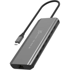 J5create USB-C 10GBPS Mini Dock with Dual 4K HDMI (JCD398-5A)- Space Gray