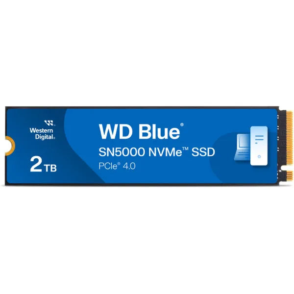 Western Digital SN5000 NVME PCIE 4.0 2TB Internal SSD (WDBS3F0020BNC-WRWM) - Blue