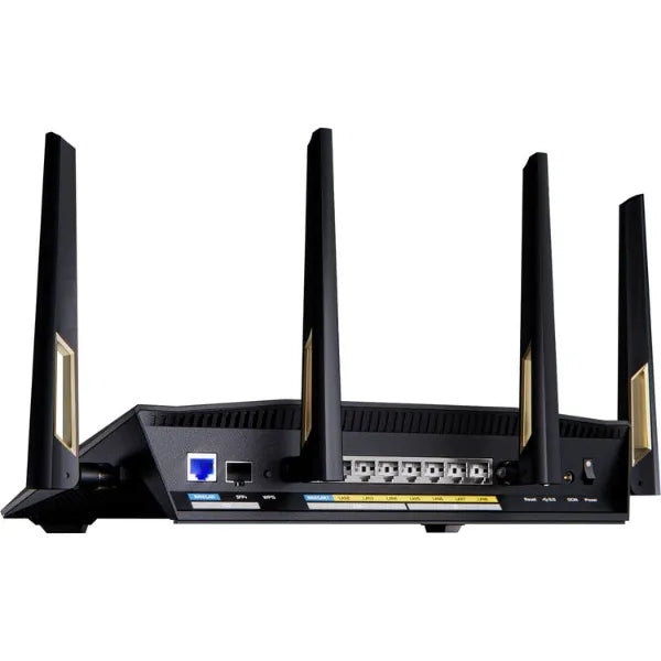 ASUS RT-BE88U BE7200 Dual-Band Wi-Fi 7 Extendable Router, 7200 Mbps, Dual 10G Ports, AiMesh Support