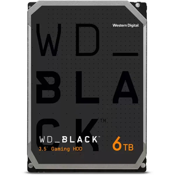 Western Digital 6TB 7200 rpm SATA 3.5-inch Internal Gaming Hard Drive (WD6004FZBX-SPC9FA0) - Black