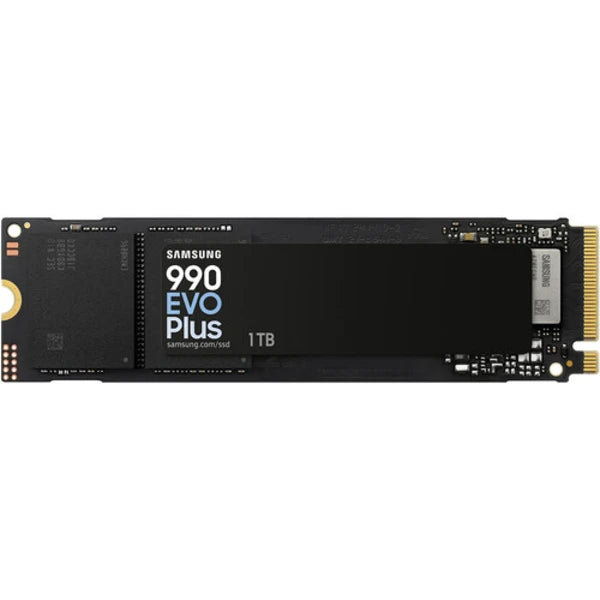 Samsung 990 EVO Plus 1TB PCIe Gen 4x4 M.2 2280 Internal SSD (MZ-V9S1T0B/AM) – Black