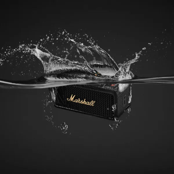 Marshall Emberton III Portable Bluetooth Speaker (1006884) - Black/ Brass