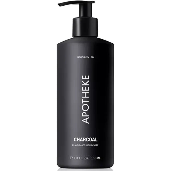 APOTHEKE Charcoal Liquid Soap, 10 oz