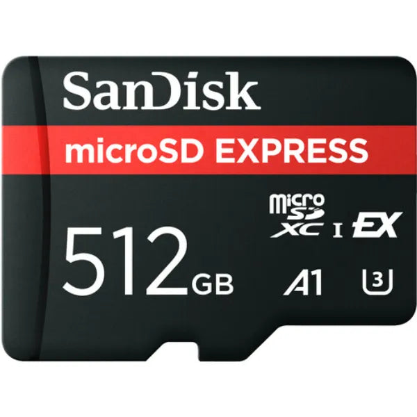 SanDisk 512GB Gameplay microSD Express PCIe 3.1 NVMe UHS-I Memory Card