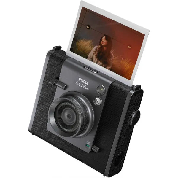 Fujifilm Instax Wide EVO Hybrid Instant Camera - Black