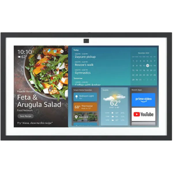 Amazon Echo Show 21 Full HD 21" Smart Kitchen TV With Built-In Fire Tv And Alexa - Black