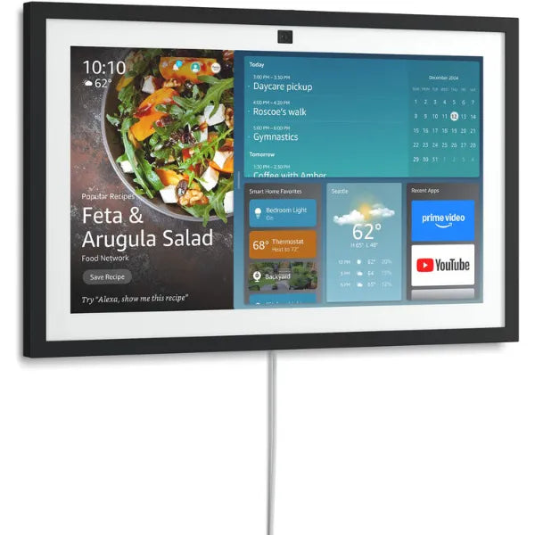Amazon Echo Show 21 Full HD 21" Smart Kitchen TV With Built-In Fire Tv And Alexa - Black