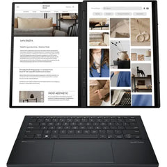 ASUS ZenBook Duo 14" 3K OLED Touch Laptop Intel Core Ultra 9 285H 32GB RAM 1TB SSD (UX8406CA-PS99T) - Inkwell Gray