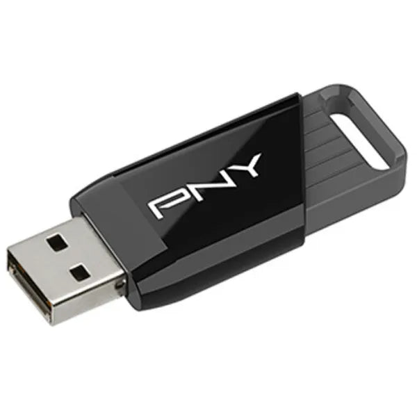 PNY Attache X 64GB USB 3.2 Flash Drive, 130MB/s, 5-Pack – Black