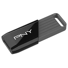PNY Attache X 64GB USB 3.2 Flash Drive, 130MB/s, 5-Pack – Black