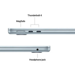 Apple MacBook Air 13" Laptop with M4 Chip 32GB RAM 512GB SSD (Z1H7000RX) - Sky Blue