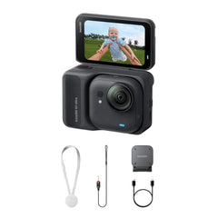 Insta360 GO Ultra Mini Portable Action Camera with Stabilization | Compact Lightweight Vlog & Travel Camera