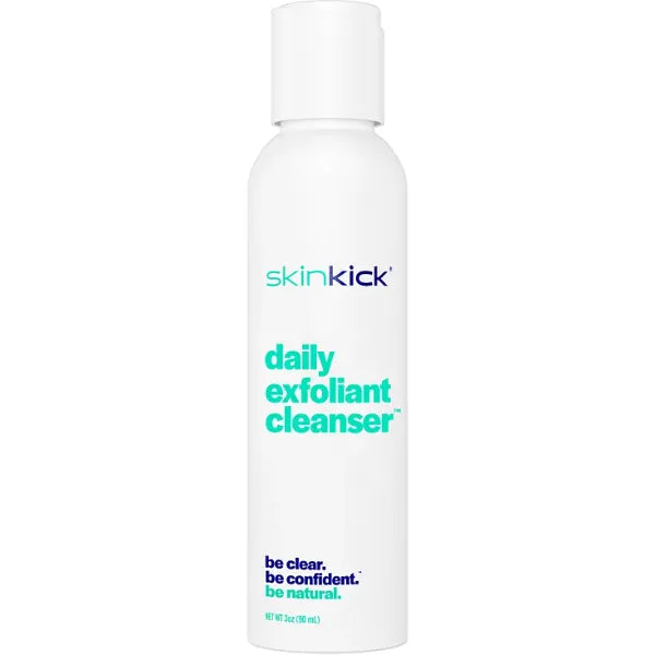 Skinkick Exfoliating Cleanser , Daily Deep Clean for Smooth, Radiant Skin