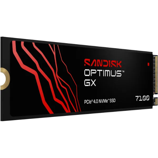 SanDisk Optimus GX 7100 1TB PCIe 4.0 NVMe M.2 2280 Internal SSD (SDSP71100TAN-000E0) – Up to 7250 MB/s Read, 6900 MB/s Write