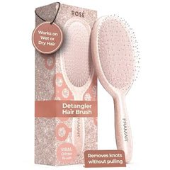 FRAMAR Chocolate Hair Brush Detangler, Wet Hair Brushes For Women