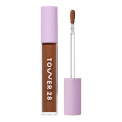 Tower 28 Swipe Serum Concealer - Hydrating Medium-Full Coverage Concealer + Under Eye Brightener - Skin Care Infused Makeup with Hyaluronic Acid + Soothing Centella