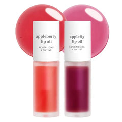 NOONI Korean & Vegan Appleseed Lip Oil Collection – Long-Lasting Hydrating, Plumping, Waterproof Lip Stains