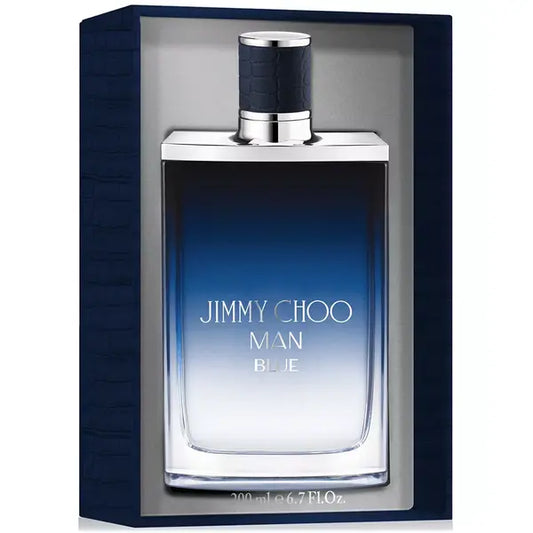 Jimmy Choo Men's Man Blue Eau de Toilette Spray, Bold Fragrance, 6.7oz