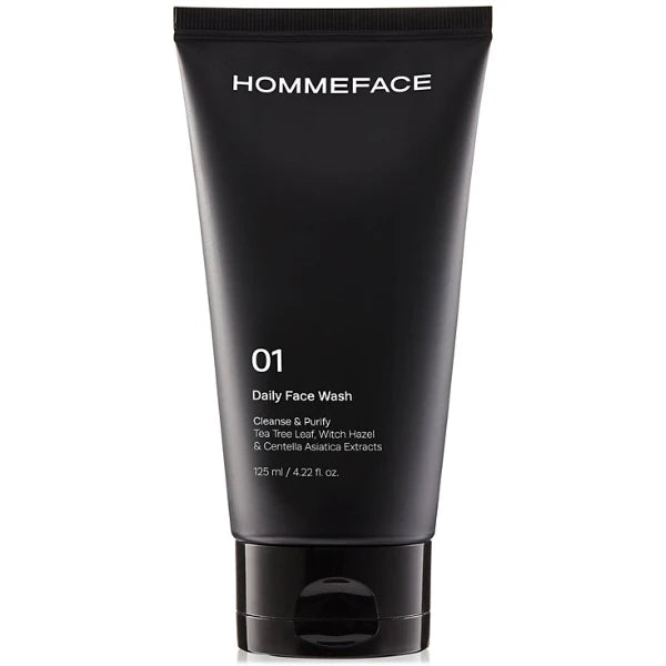 HOMMEFACE Daily Face Wash For Men, 4.22 oz.