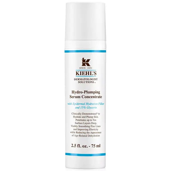 Kiehl's Hydro Plumping Serum Concentrate, 75 ml Hydrating Serum for Smooth Skin