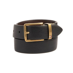 Tommy Hilfiger Big Boys Dark Brown and Black Reversible Stretch Belt