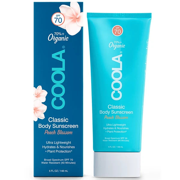 COOLA Classic Body Sunscreen Lotion SPF 70 - Peach Blossom, 5 oz.
