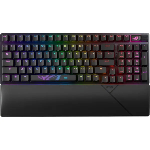 Asus Rog Strix Scope II 96 Wireless Gaming Keyboard (NX SNOW) - Black