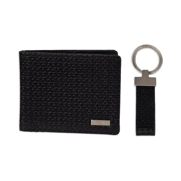 Calvin Klein Men's RFID Slimfold Wallet & Key Fob Set