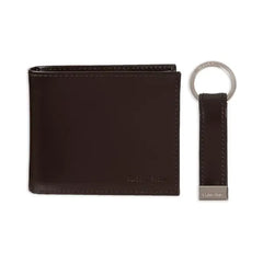 Calvin Klein Men's RFID Passcase Wallet & Key Fob Set