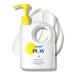 Supergoop! PLAY Everyday Lotion SPF 50 Sunscreen – Broad Spectrum Body & Face, Water & Sweat Resistant, Fast-Absorbing Formula for Sensitive Skin – Available in 2.4 oz, 5.5 oz & 18 oz Singles & 2-Pack Options