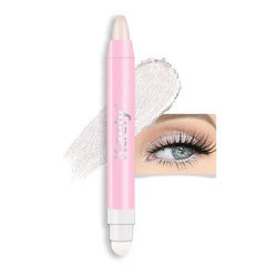 Kaely 2 in 1 Cream Eye Shadow Brightener Sticks for Eyes, Pencil Eyeshadow Applicator Stick Waterproof Pigmented, Eye Shadow Palette Highlighter Makeup