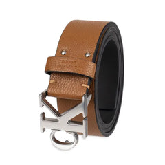 Calvin Klein Men's Logo Plaque Buckle Fashion Jean Belt