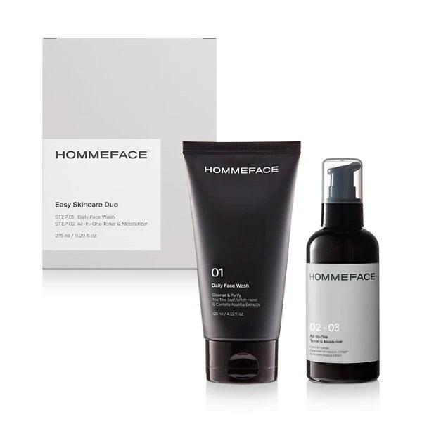 HOMMEFACE Men's 2-Step Daily Skincare Set