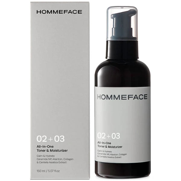 HOMMEFACE All-In-One Toner & Moisturizer For Men, 5.07 oz.