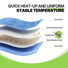 Magshion Electric Heating Pad 20" x 24" for Back, Washable Heating Pad with 6 Heating Levels, Auto Shut Off