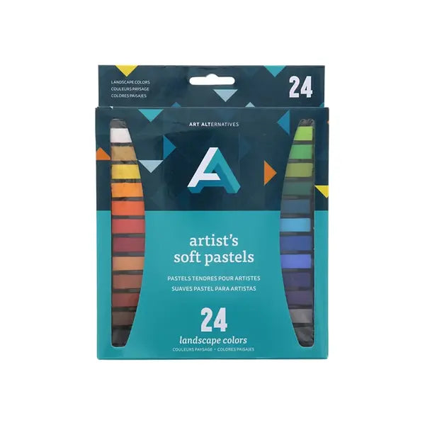 Art Alternatives Artist Soft Pastel Stick Set, 24 Pieces
