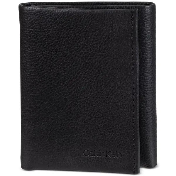 Calvin Klein Men's Soft Milled Trifold Wallet