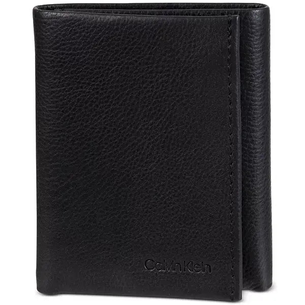 Calvin Klein Men's Soft Milled Trifold Wallet