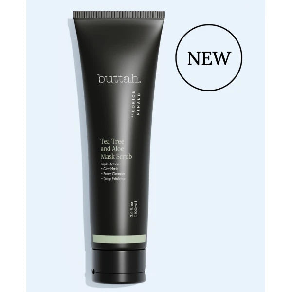 Buttah Skin Tea Tree & Aloe Mask Scrub, 3.4-oz.