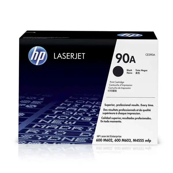 HP 90A Original LaserJet Toner Cartridge (CE-390A) - Black