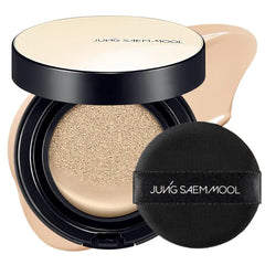 JUNG SAEM MOOL Essential Skin Nuder Cushion 0.49 Fl Oz, No Refill, Natural Radiant Finish Cushion Foundation with Buildable Coverage, Lightweight Texture, Korean Foundation Makeup